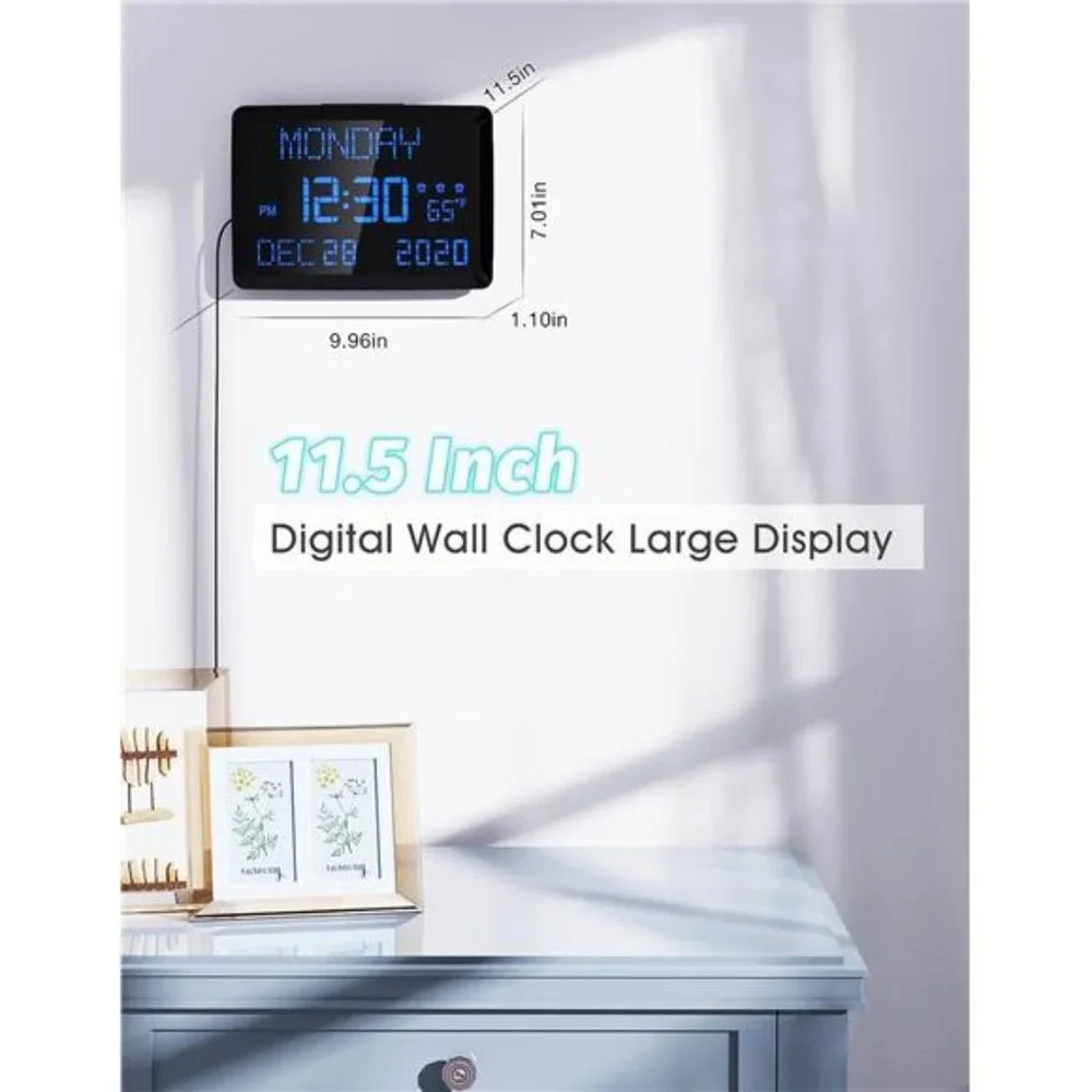 Digital Wall Clock, 11.5